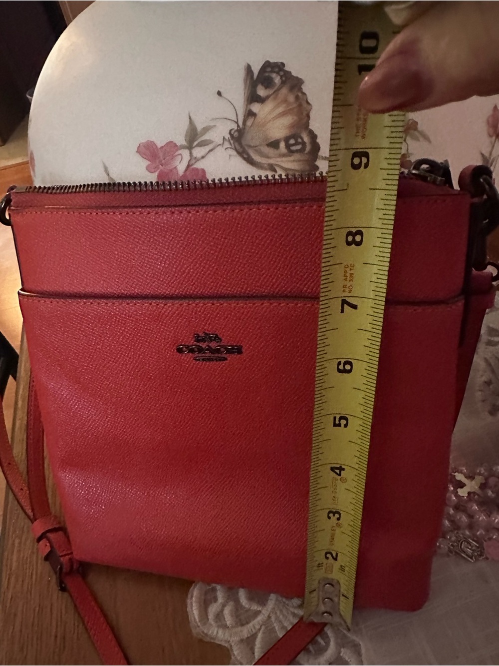 Coach Coral Crossbody Saffiano Leather Bag
